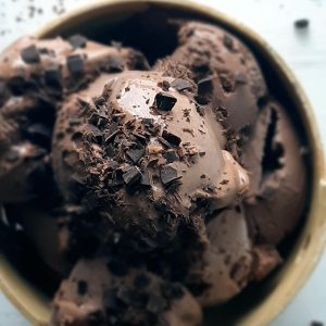 Chocolate Ice Cream in a bowl